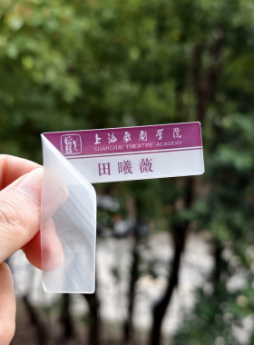 田曦薇周边姓名牌徽章明星应援胸针物料书包笔袋挂件学生礼物定制