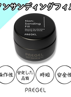 现货日本PREGEL小布免刻磨建构持久底胶塑型流平填充硬化热减轻
