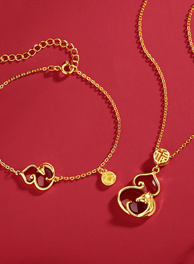 圣雅罗马上有福葫芦925银项链