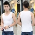 Mùa hè cho nam Áo vest cotton Giới trẻ Slim Quần áo thoáng khí Thể thao Thể thao Vượt rào - Áo vest cotton