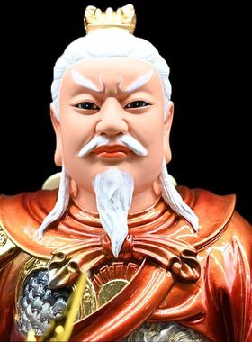 铜彩树脂太爷黄教主天霸四大家族树脂神像东北保家黄天霸摆件