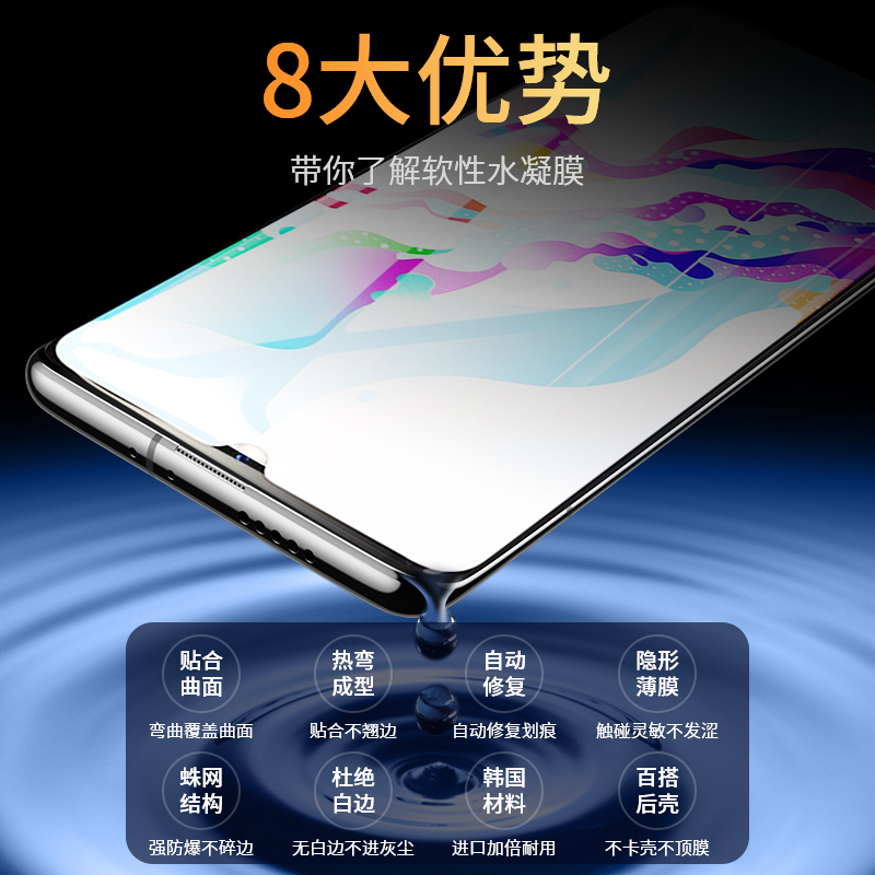 适用vivoz5x手机膜z5vivo钢化z5i水凝膜z5xvivo全屏z5ivivo保护viviz5x软viv0voviz5x712版vovoz5vⅰvoz贴膜 - 图2