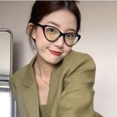 Оправа для очков 欧美时尚086猫眼眼镜框可配近视ins网红同款素颜显瘦潮平光镜复古