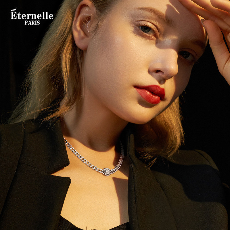 法国eternelle宴会短款高级锁骨链 Eternelle项链