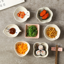 7 gift boxes Hand-painted Ceramic Taste-style Home Glazed Colored Ceramic Hot Pot Sauce oil Vinegar Small Dish sauces