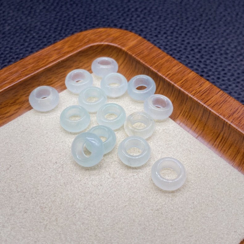 翡翠巴山翠玉小玉环圆圈大孔珠DIY手工编织手链玉石饰品配饰配件,淘宝优惠券,粉丝福利购,淘宝优惠卷