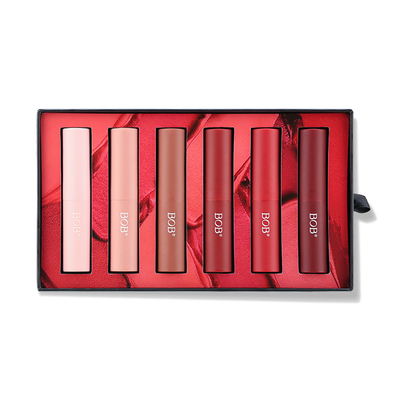 BOB口红套装礼盒保湿滋润6只装