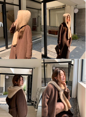 水貂毛风雪帽韩版秋冬