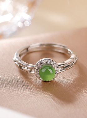 和田碧玉戒指本月新品限时优惠