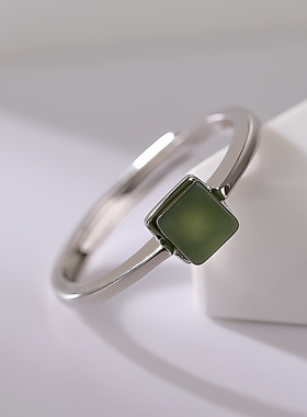 冷淡风小方戒指女新品限时优惠