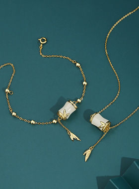 纯银项链和田玉吊坠新品限时特价