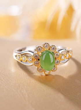 和田碧玉戒指本月新品限时优惠