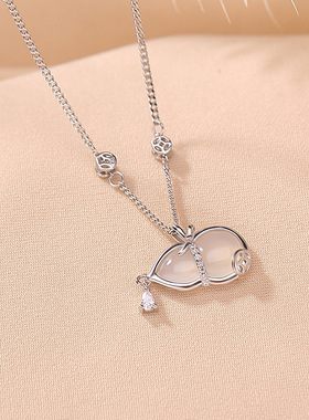 本月新品限时优惠玉髓吊坠项链