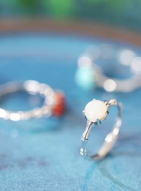 招财戒指纯银女新品限时特价