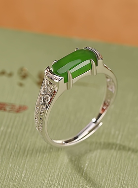 和田碧玉戒指本月新品限时优惠