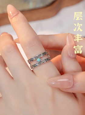 本月新品叠戴国风戒指限时优惠