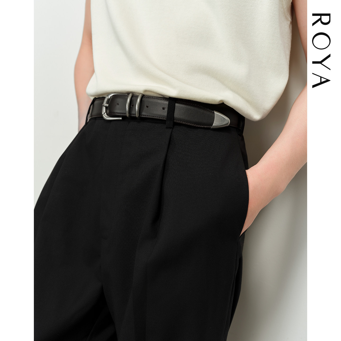 ROYA丨进口土耳其全粒面头层牛皮VINTAGE银做旧意大利复古风腰带,淘宝优惠券,粉丝福利购,淘宝优惠卷