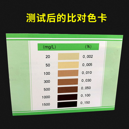 北京四环G-1消毒剂浓度测试卡 余氯试纸四环浓度卡四环紫外线卡 - 图1
