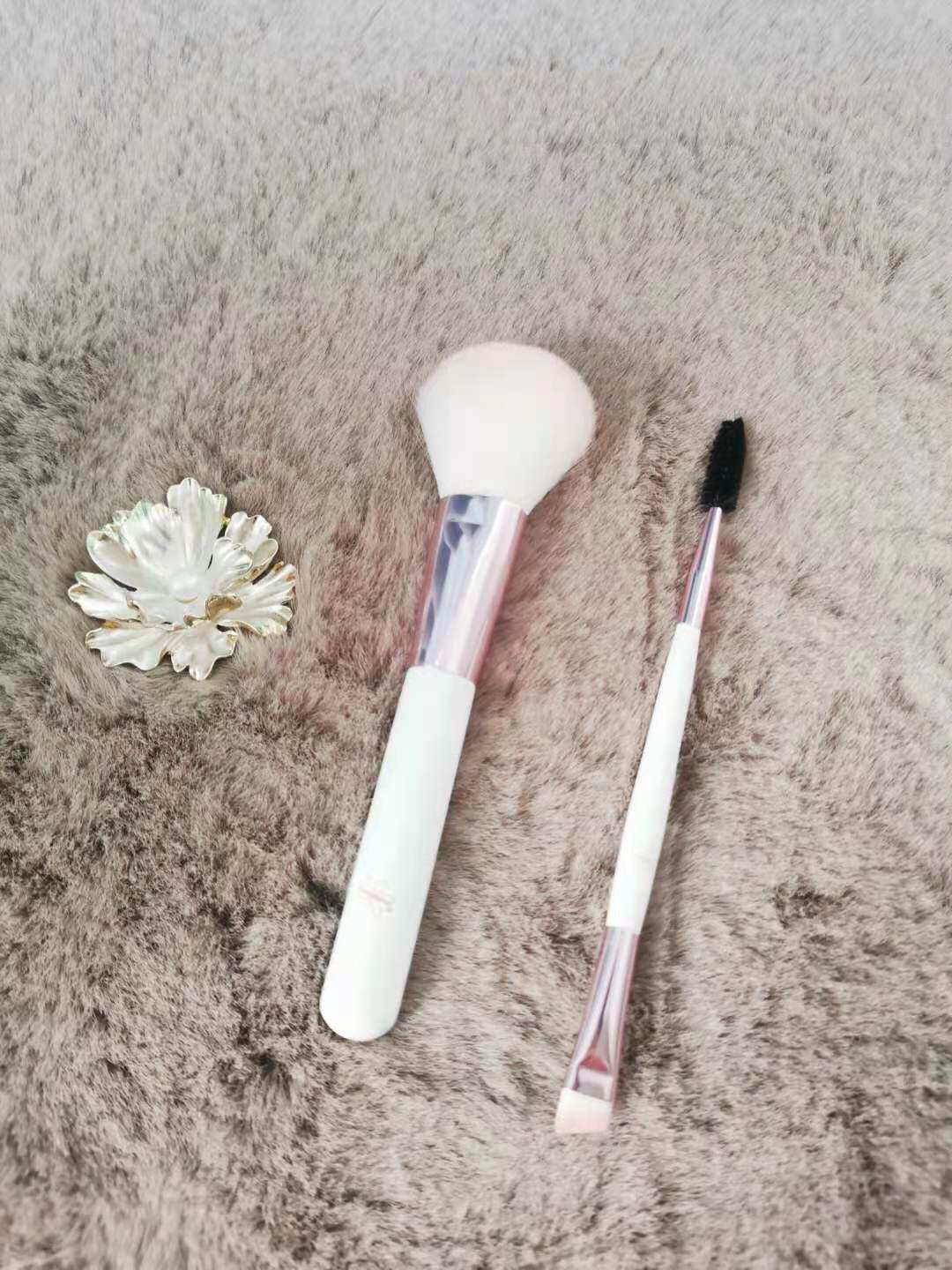 唐三彩化妆品专柜正品花灵腮红刷眉睫两用高光粉底散粉刷眉粉超柔