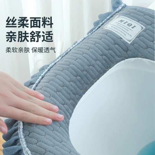 Туалет для домашнего использования, подушка, ручка с молнией, универсальная водонепроницаемая шайба на четыре сезона, популярно в интернете