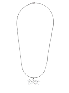 Kendrick Lamar Name Logo Hip Hop Pendant Chain Necklace