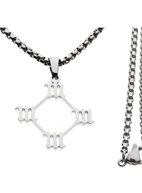 KANYE WEST SO HELP ME GOD HIP HOP Rapper necklace 项链