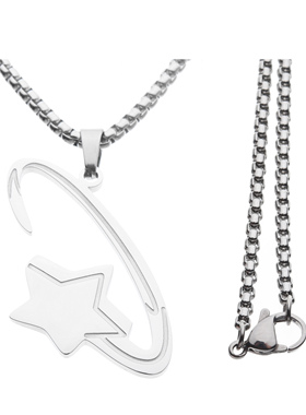 Pop Smoke Shooting Star Woo Necklace 嘻哈项链