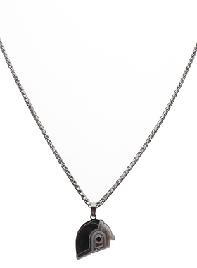 DaftPunk项链钛钢嘻哈电子男女