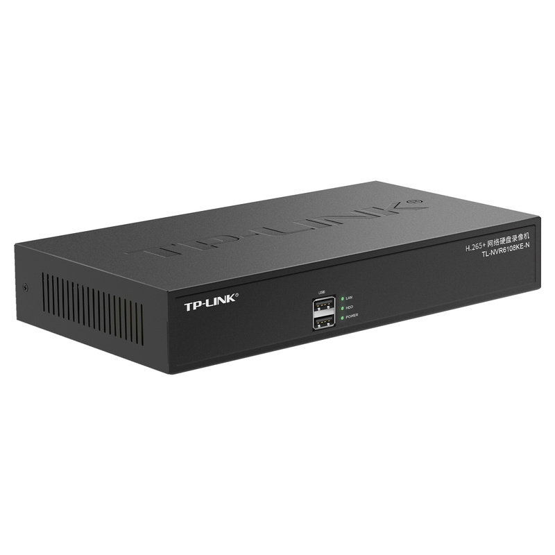 TP-LINK TL-NVR6108KE-N监控8路H.265编码网络安防回看硬盘录像机
