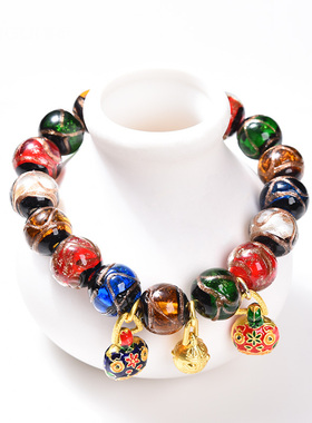 晶柜女琉璃名族风手链