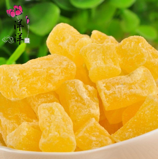 菠萝芯5斤菠萝丁凤梨干新鲜菠萝片 休闲零食蜜饯果干果脯水果