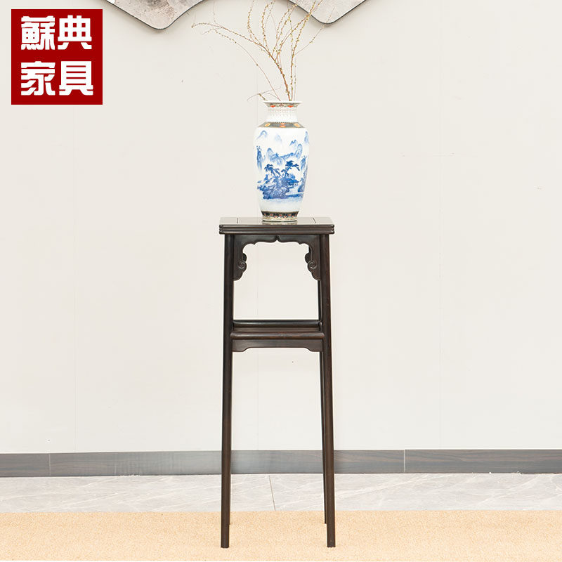 苏典宋式家具紫光檀花架听琴图花几明式香几中式置物架盆景架