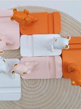 2022新款创意小熊懒人支架卧室办公室桌面布置装饰摆件小礼物