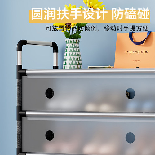 防尘鞋架子出租房用简易鞋柜多层家用入户门口收纳置物架宿舍楼道 - 图1