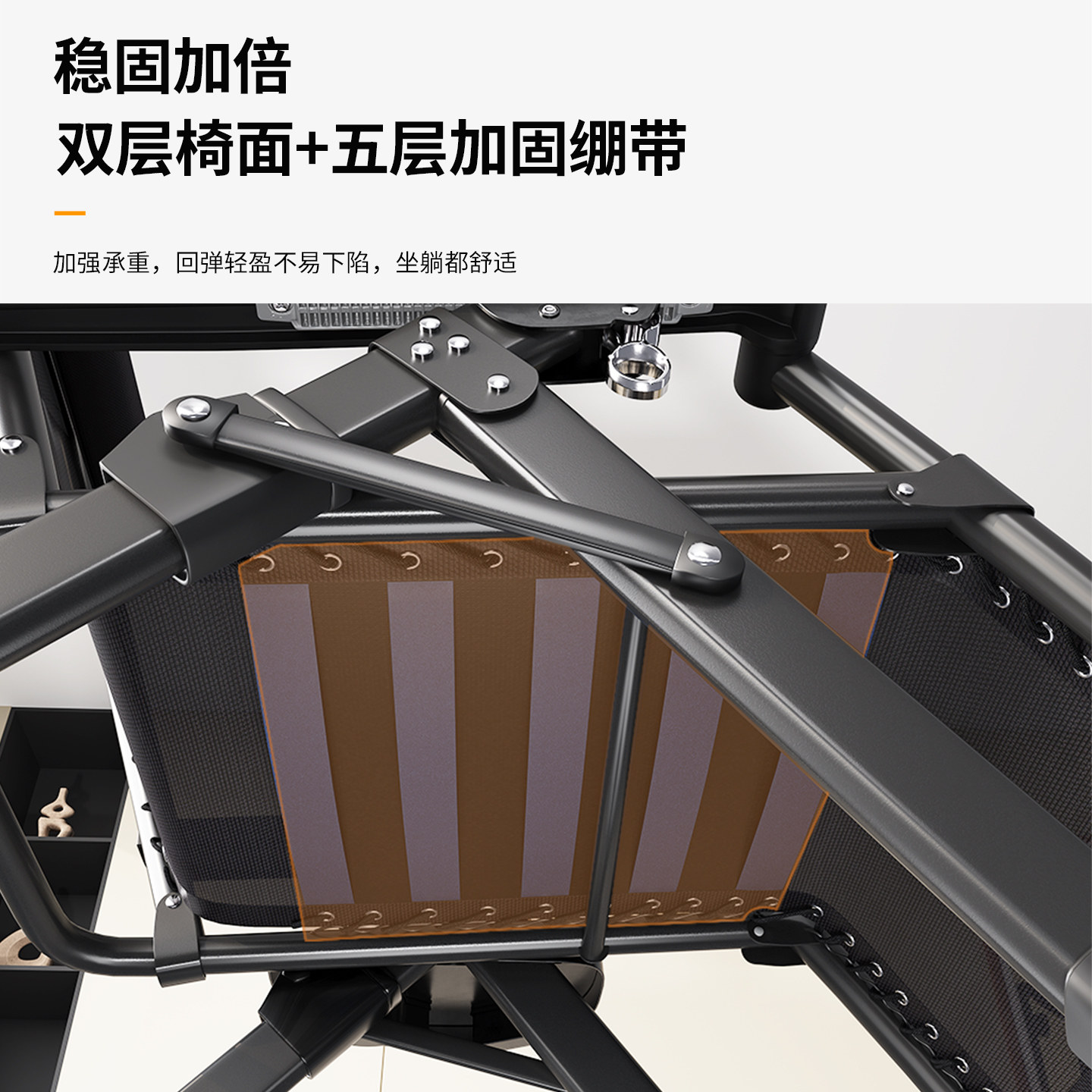 午憩宝躺椅午休折叠椅子可躺可睡靠背懒人沙发家用阳台休闲老人椅,淘宝优惠券,粉丝福利购,淘宝优惠卷