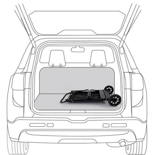 便携小巧露营车推车户外折叠车营地野餐小拖车简易摆地摊桌车两用 - 图3