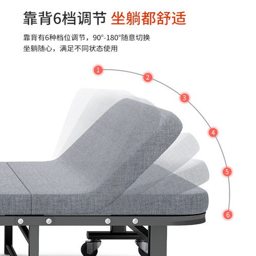 午憩宝折叠床单人办公室午休午睡神器家用简易便携陪护行军硬板床 - 图2