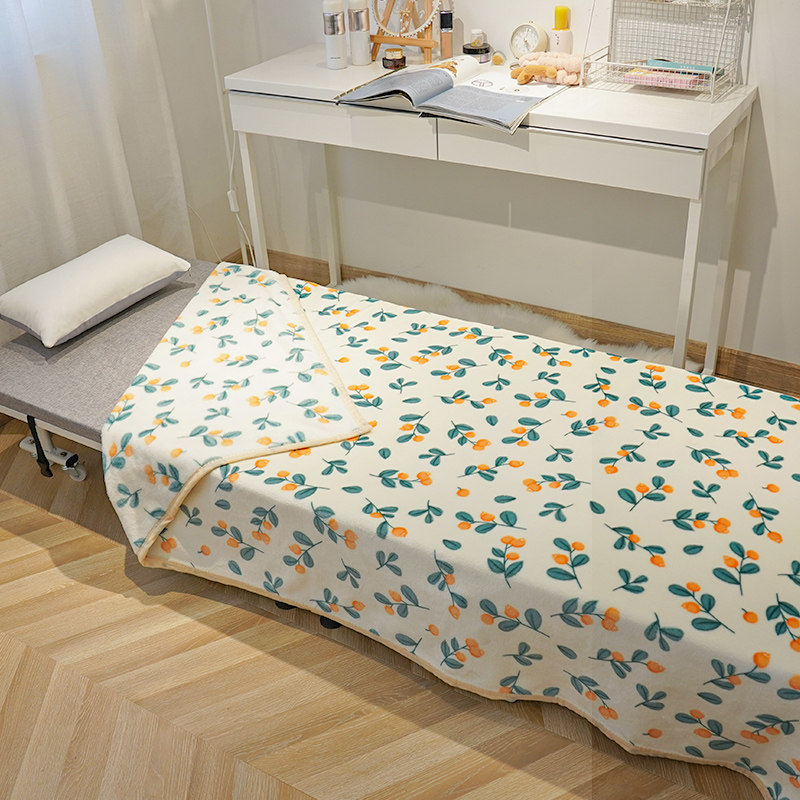 办公室珊瑚牛奶绒毛毯ins披肩床单 午憩宝休闲毯/毛毯/绒毯