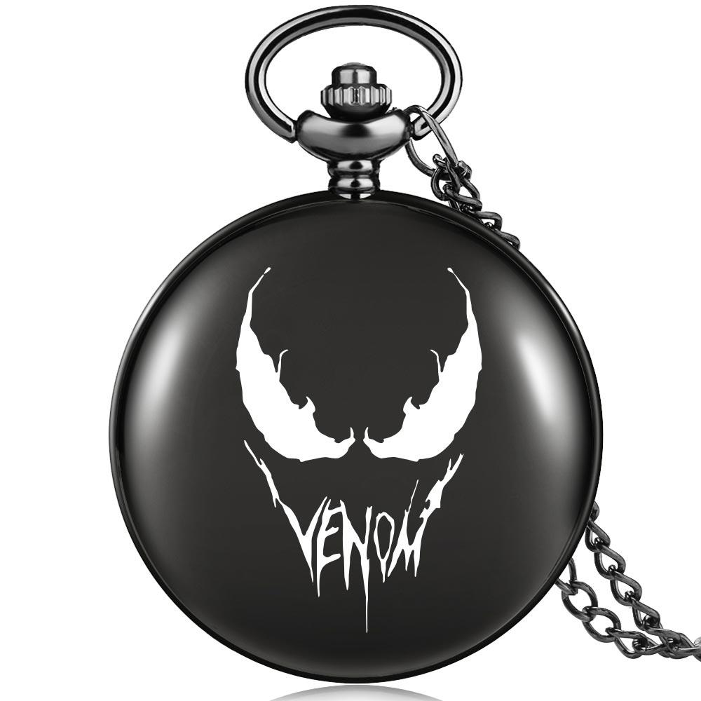 限量版毒液最后一只舞毒液鱼漫威周边 纪念个性插画挂饰考试怀表 - 图3