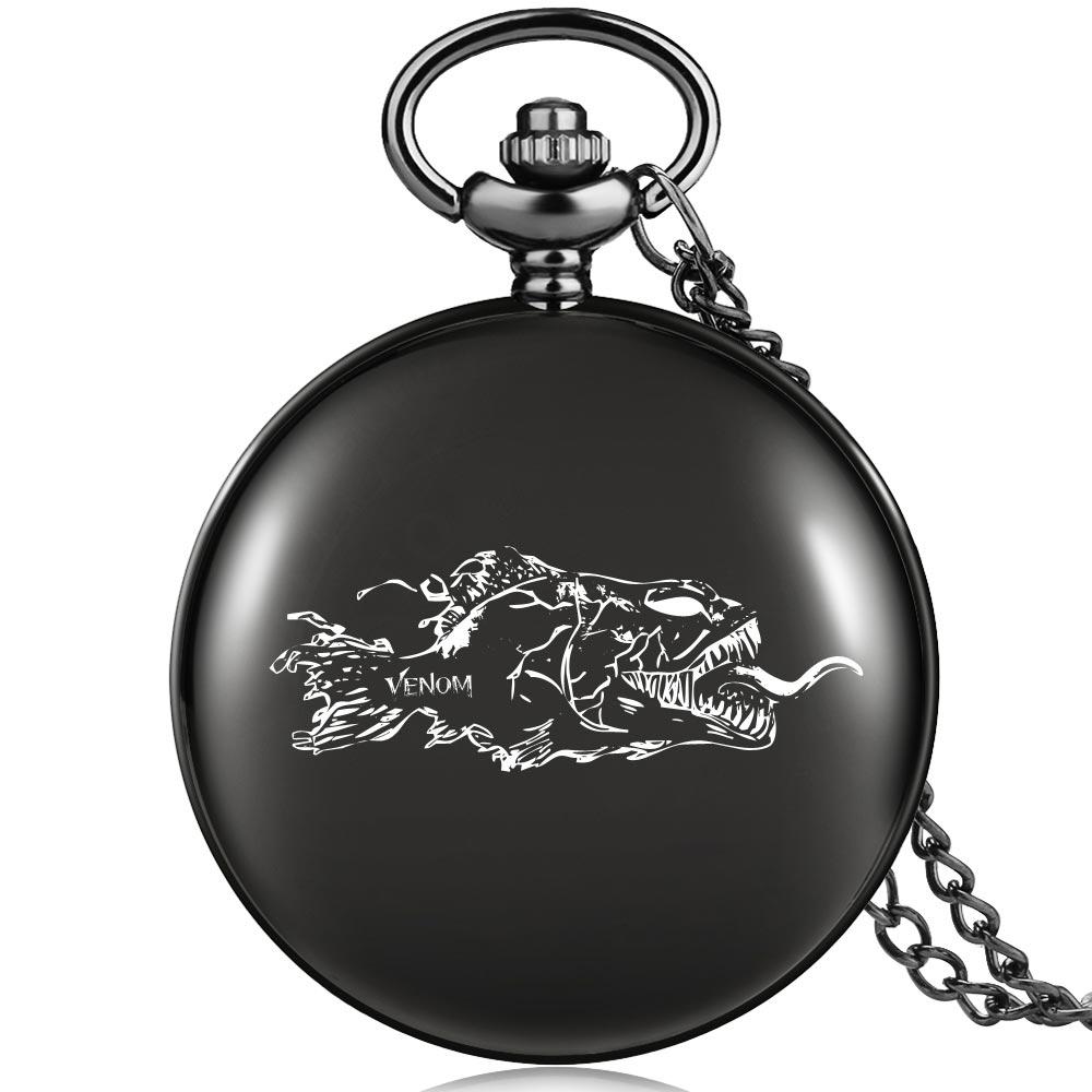 限量版毒液最后一只舞毒液鱼漫威周边 纪念个性插画挂饰考试怀表 - 图0