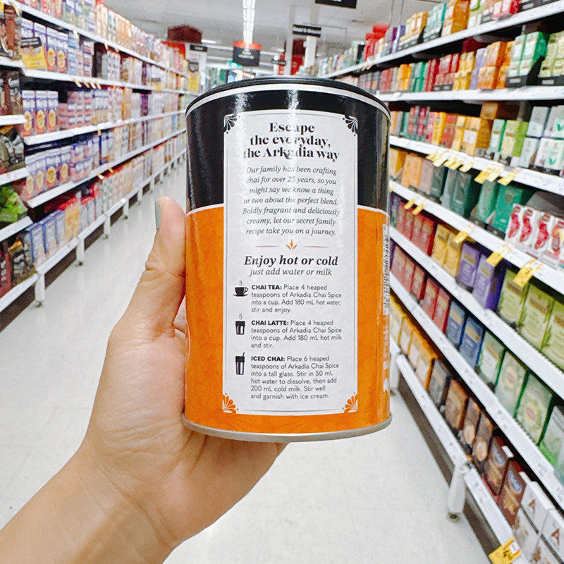 2件包邮澳洲Arkadia Chai Tea香柴茶粉速溶冲饮香草低卡无蔗糖,淘宝优惠券,粉丝福利购,淘宝优惠卷