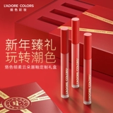 Блеск для губ, бархатная подарочная коробка, делается под заказ, долговременный эффект, 3 шт