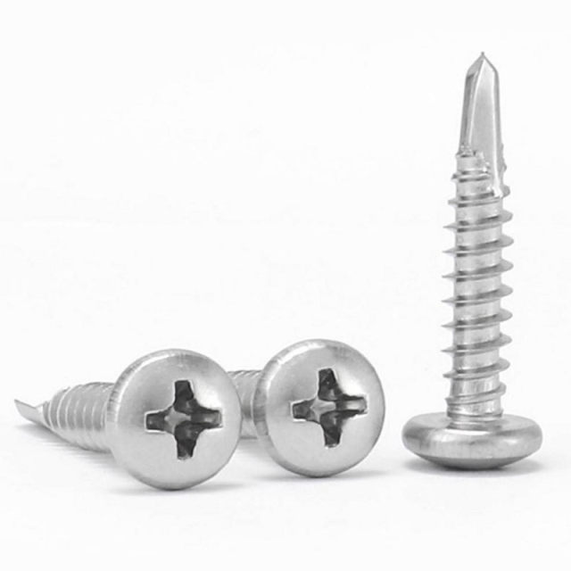 Stainless steel national standard round head screw self-drilling wire free shipping