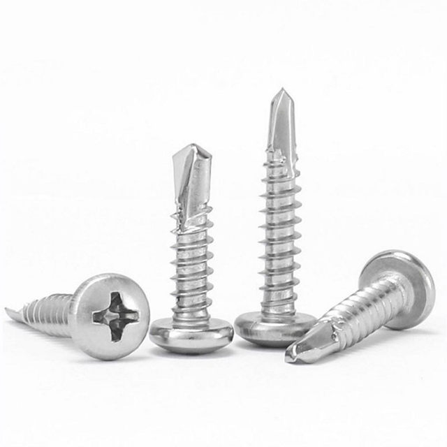 Stainless steel national standard round head screw self-drilling wire free shipping