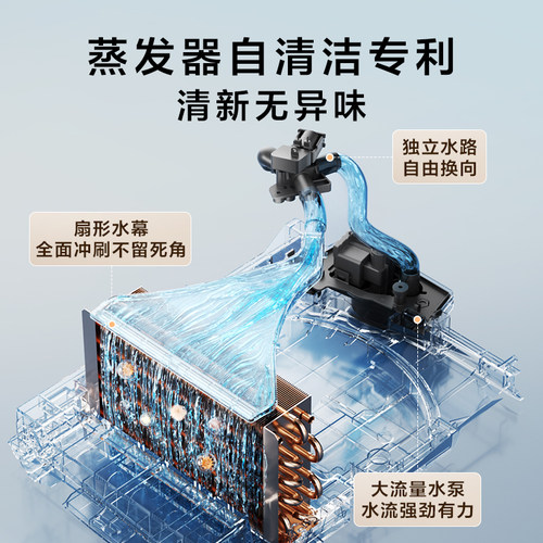 [纯平自由嵌]小天鹅烘干机家用全自动10KG变频热泵干衣机628AIR - 图3