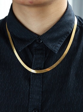 欧美街头联名原创潮流龙蛇项链