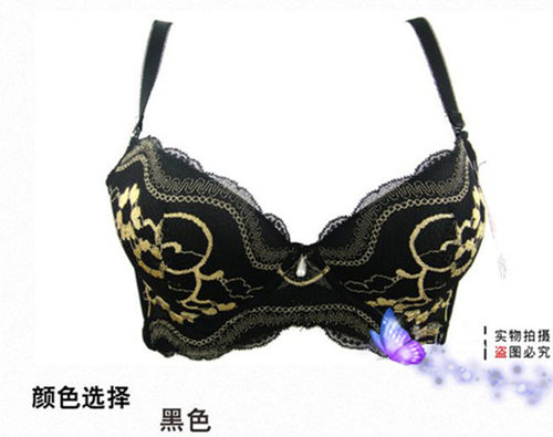 法尔迷超聚拢性感内衣小胸MM最爱中厚杯蕾丝文胸8336（75A-80A） - 图3