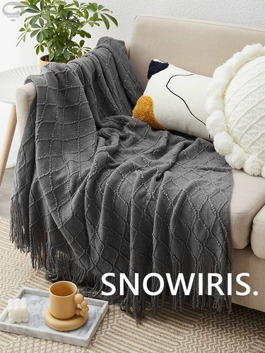 Nordic Dofa Blanket ins retro Одеяло воздух -кондиционированное одеяло.