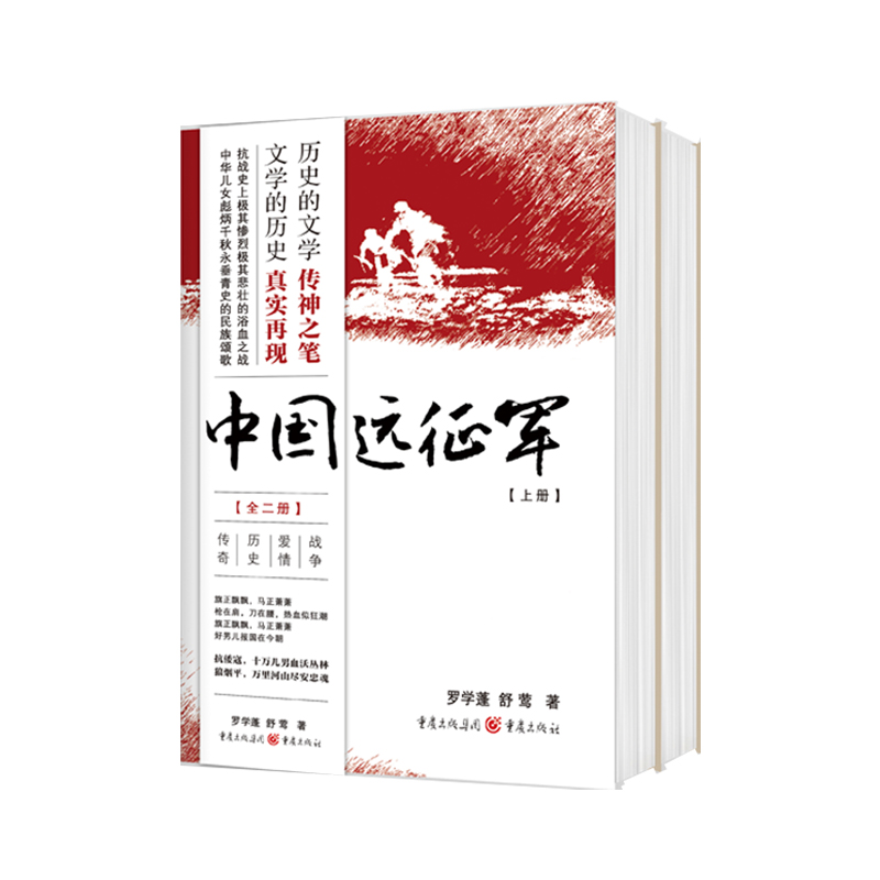 正版中国远征军（2册）罗学蓬 舒莺著重庆出版社历史真实再现抗日战争长篇历史小说抗争记忆战争爱情历史传奇 - 图2