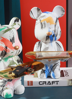 北欧轻奢桌面创意树脂玄关